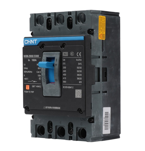 Aptomat khối Chint NXM-250S/3300 250A 3P 36kA bảo vệ quá tải ngắn mạch tốt