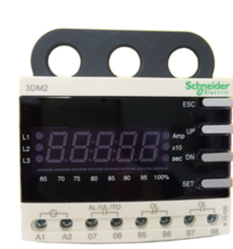 Rơ le bảo vệ Schneider EOCR-3DM2 dải dòng 0.5-60A nguồn 100-240VAC/DC hiển thị số