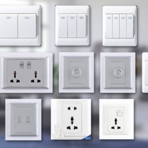 Công tắc ổ cắm CHINT 285448 thiết kế hiện đại chất lượng cao bền bỉ