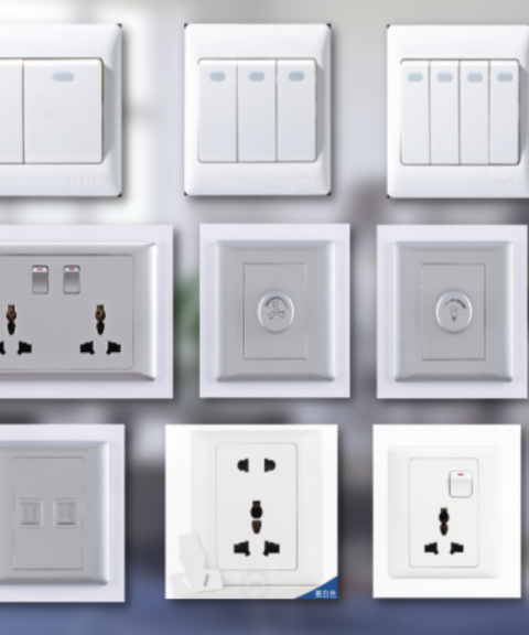 Công tắc ổ cắm CHINT 285448 thiết kế hiện đại chất lượng cao bền bỉ