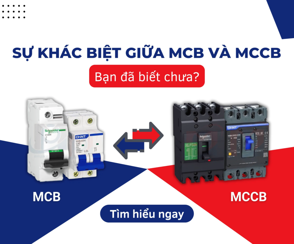 MCB và MCCB Khác Nhau Như Thế Nào? Cách Chọn Đúng CB Cho Hệ Thống Điện