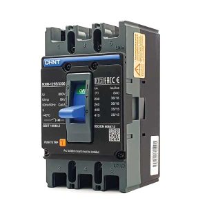 Cầu dao Chint 222490 NXM-125S/3300 125A 25kA 3P bảo vệ quá tải ngắn mạch