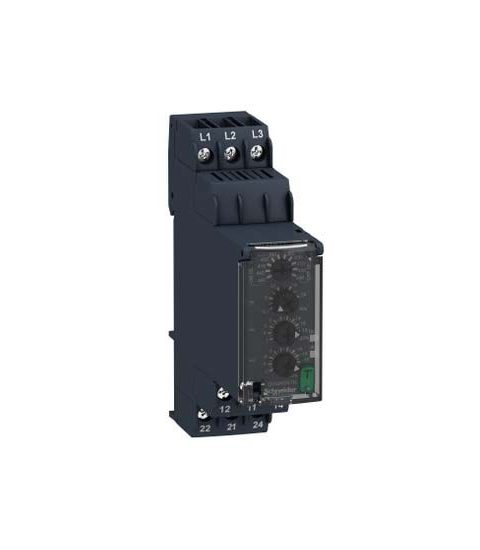 Rơ le bảo vệ điện áp Schneider DSP-VPR-U 3 pha 440V gắn trên thanh ray
