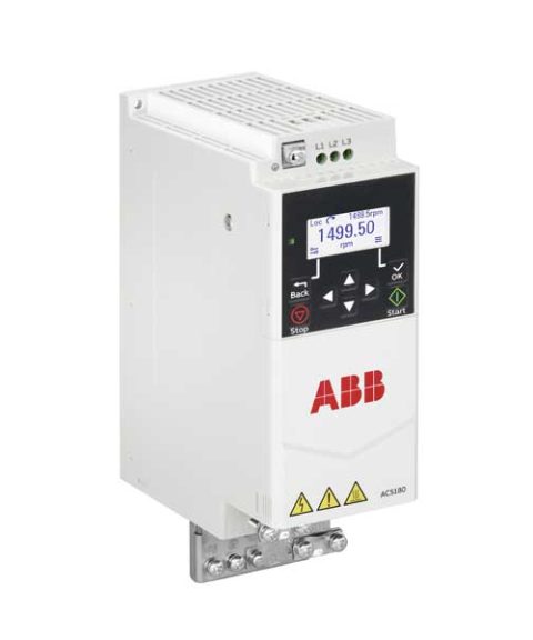 Biến tần ABB ACS180-04S-07A8-1 PN: 1.5, IN: 7.8A - 1 pha 220V 1.5KW có màn hình