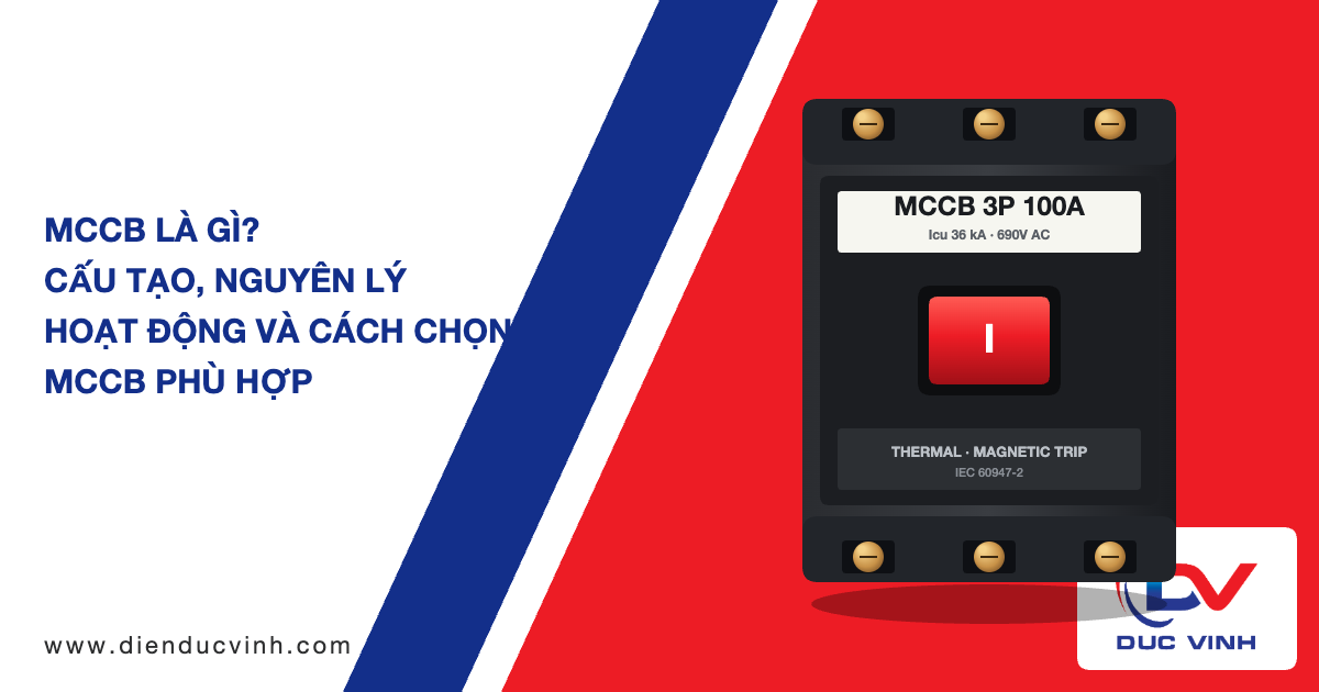 MCCB Là Gì? Cấu Tạo, Nguyên Lý Hoạt Động Và Cách Chọn MCCB Phù Hợp