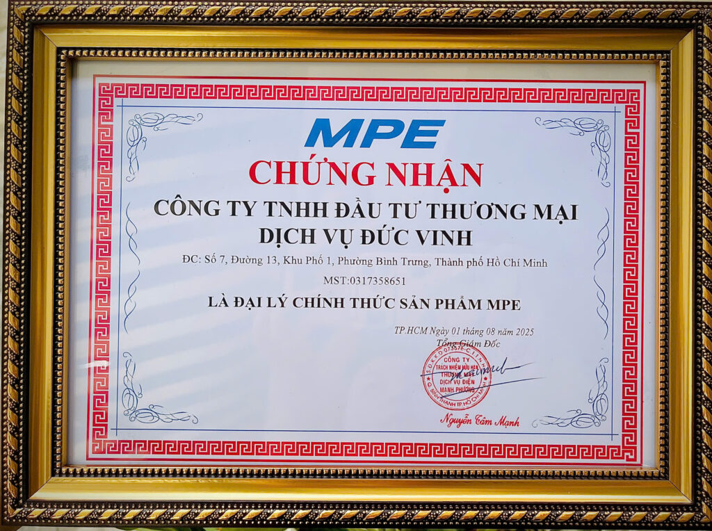Đức Vinh Đại Lý Phân Phối Thiết Bị Điện MPE Chính Hãng Tại TP.HCM