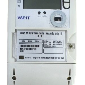 Công tơ điện tử 1 pha nhiều biểu giá Vinasino VSE1T-510B 5(10)A 220V
