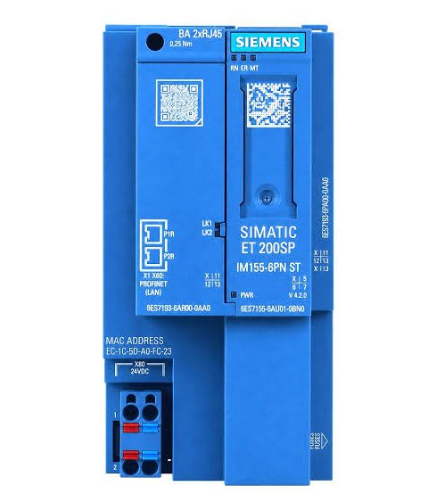 Bộ điều khiển giao tiếp Siemens SIMATIC ET 200SP IM 155-6 PN ST 6ES7155-6AU01-0BN0 chính hãng