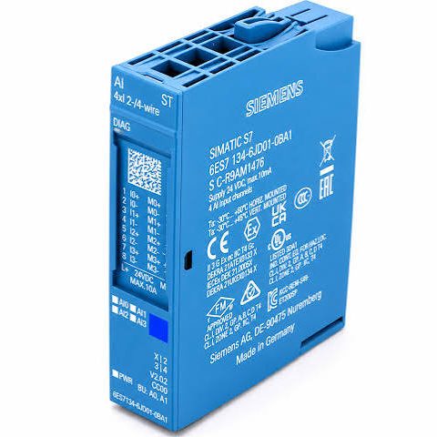 Module ngõ vào analog Siemens SIMATIC ET 200SP AI 4xI 2-/4-wire ST 6ES7134-6GD01-0BA1 chính hãng