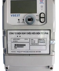 Công tơ điện tử 3 pha nhiều biểu giá Vinasino VSE3T-10100B 10(100)A 230/400V