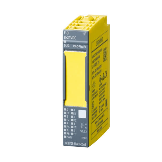 images (66) Mô đun ngõ vào số an toàn Siemens SIMATIC ET 200SP F-DI 8x24VDC HF 6ES7136-6BA00-0CA0 chính hãng