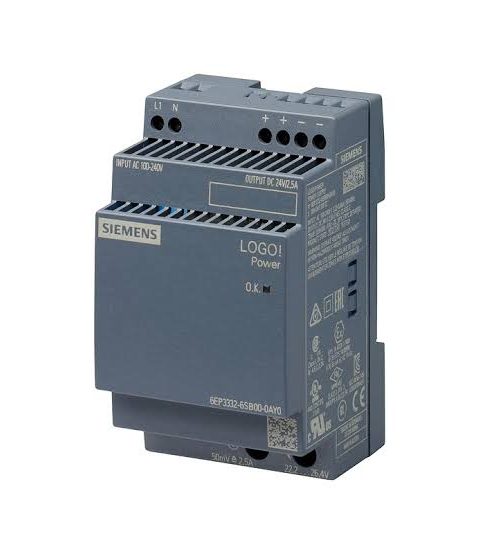 Bộ nguồn Siemens LOGO!Power 24V 2.5A 6EP3332-6SB00-0AY0