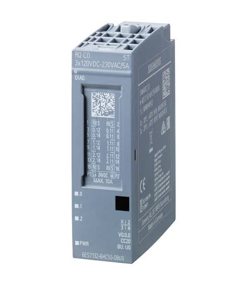 Mô đun ngõ ra số Siemens SIMATIC ET 200SP DQ 8x24VDC/0.5A Basic 6ES7132-6BF01-0AA0 chính hãng