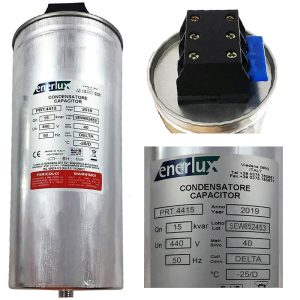 Tụ bù 3pha, dung lượng 15kVAR, điện áp định mức 440V