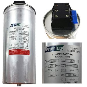 Tụ bù 3pha, dung lượng 20kVAR, điện áp định mức 440V
