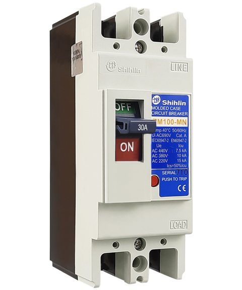 MCCB BM100-MN 2P 30A 10kA Shihlin