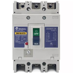 MCCB BM160-RTA 3P 160A 70kA Shihlin