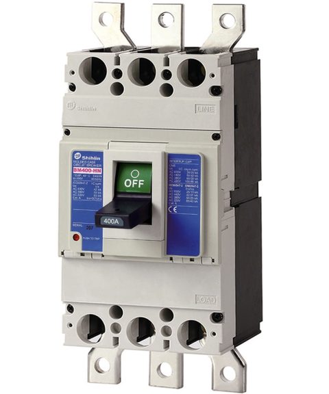 Aptomat khối không thanh đồng MCCB Shihlin BM400-HN 3P 400A 50kA