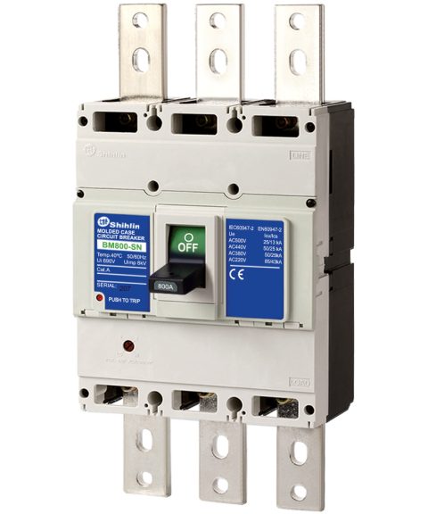 MCCB BM800-SN 3P 800A 50kA Shihlin