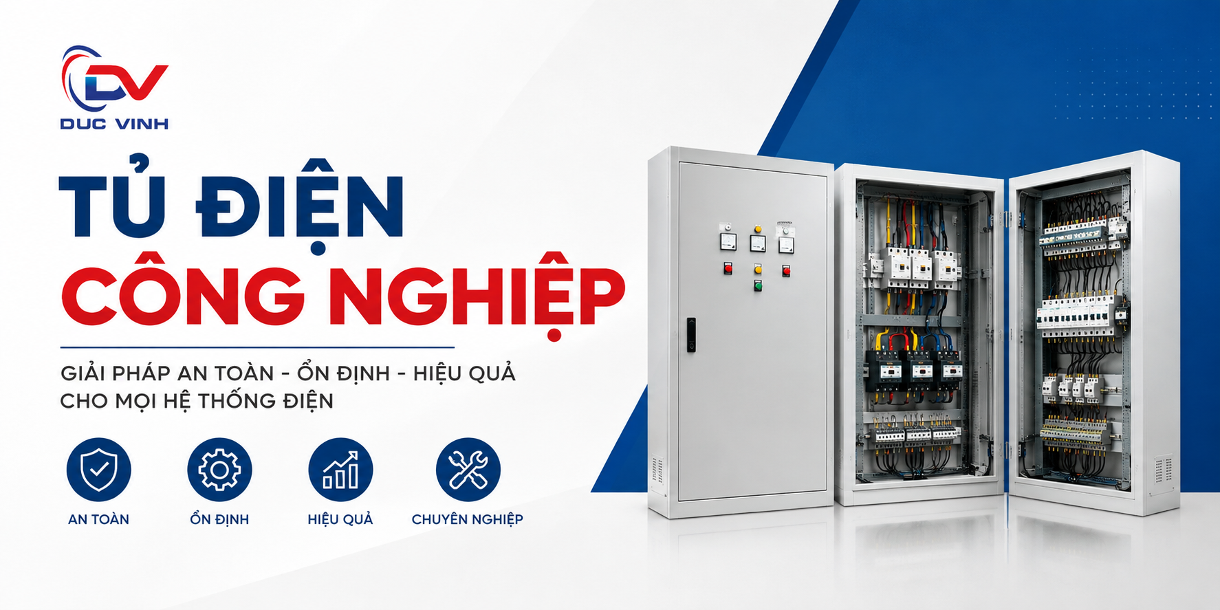 Tủ Điện Công Nghiệp – Giải Pháp An Toàn, Ổn Định Cho Mọi Hệ Thống Điện | Đức Vinh