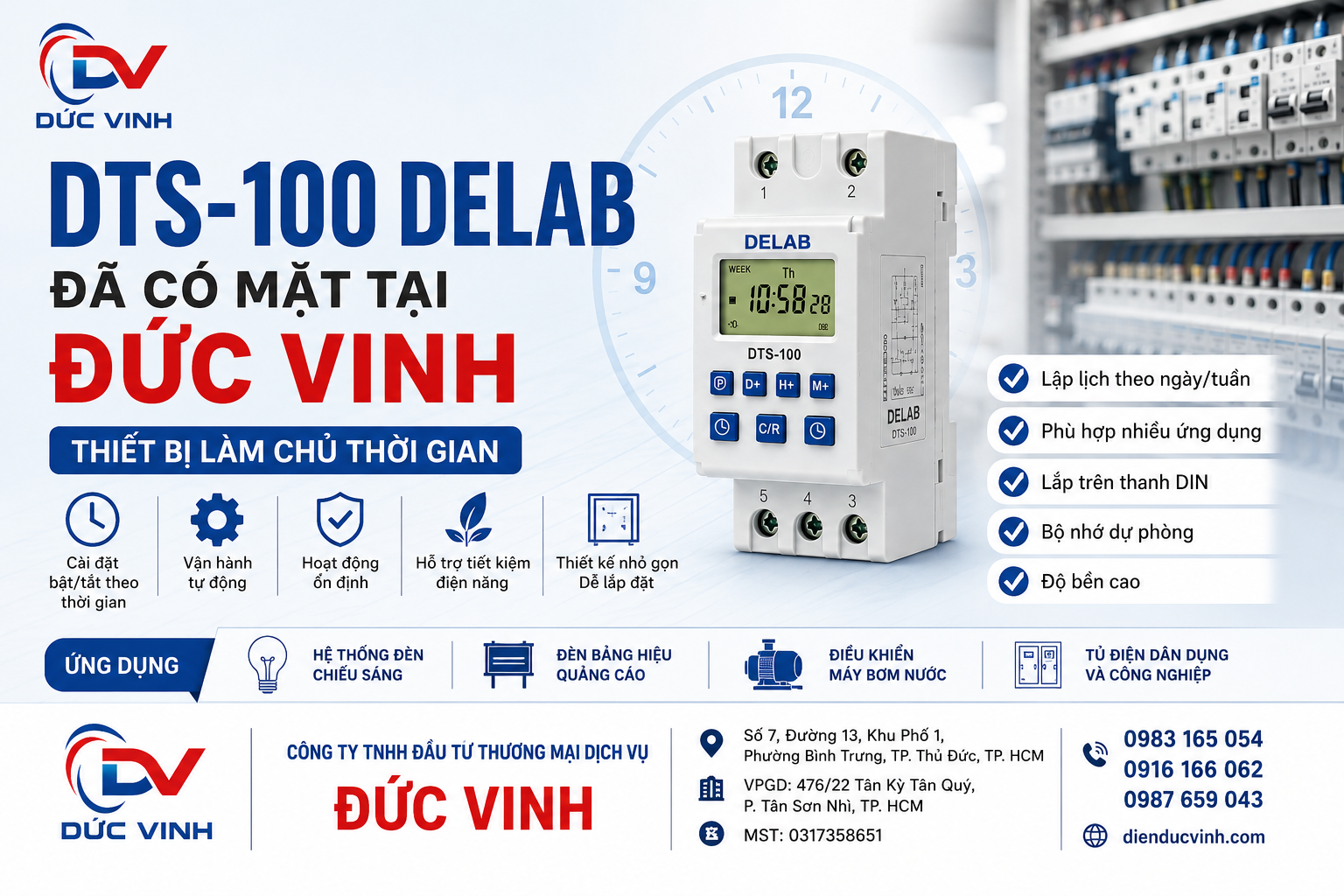 DTS-100 DELAB Đã Có Mặt Tại Đức Vinh – Thiết Bị Làm Chủ Thời Gian Cho Hệ Thống Điện