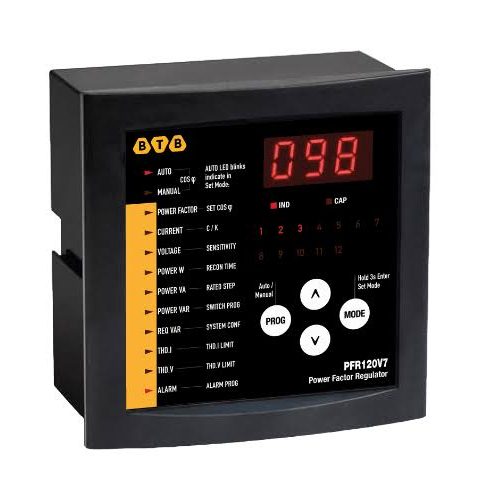 Bộ điều khiển tụ bù trung thế 24 cấp RGA-24S-OG (415V, 50Hz, kích thước 144x144mm)