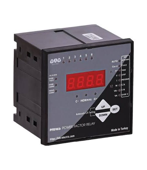 Bộ điều khiển tụ bù 6 cấp PFR-96b (415V, 50Hz, kích thước 96x96mm)