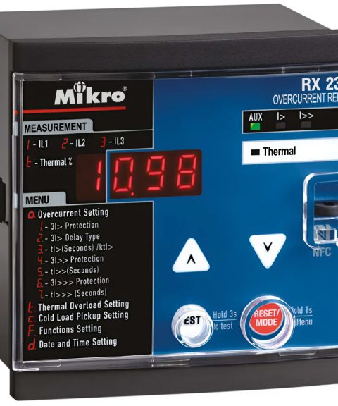 Rơ le bảo vệ quá dòng Mikro RX233-230A chính hãng