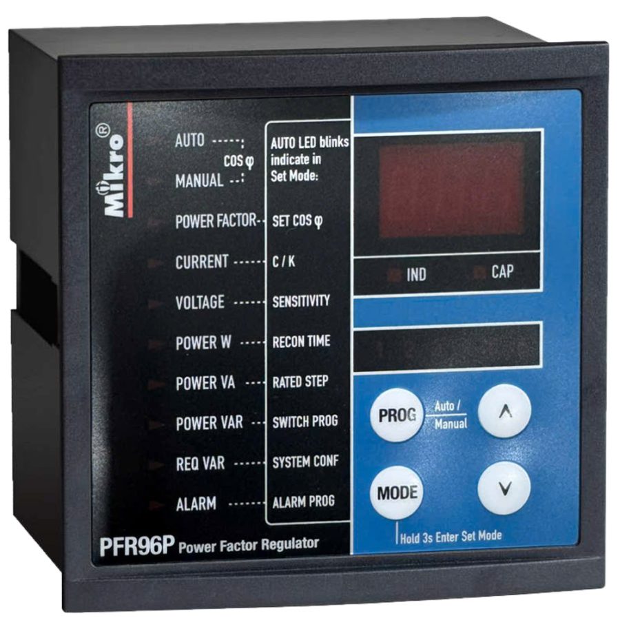 Bộ điều khiển bù công suất phản kháng 6 cấp Mikro PFR96P-415A(RX) chính hãng