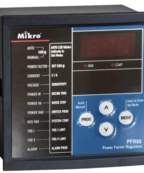 Bộ điều khiển bù công suất phản kháng Mikro PFR80-415A(RX) chính hãng