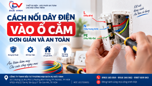 Cách nối dây điện vào ổ cắm đơn giản và an toàn
