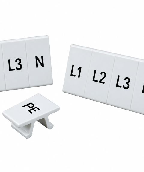 Thanh Ghi Nhãn Tủ Điện ZB6 / ZB8 / ZB10 In Ký Hiệu L1-N,PE
