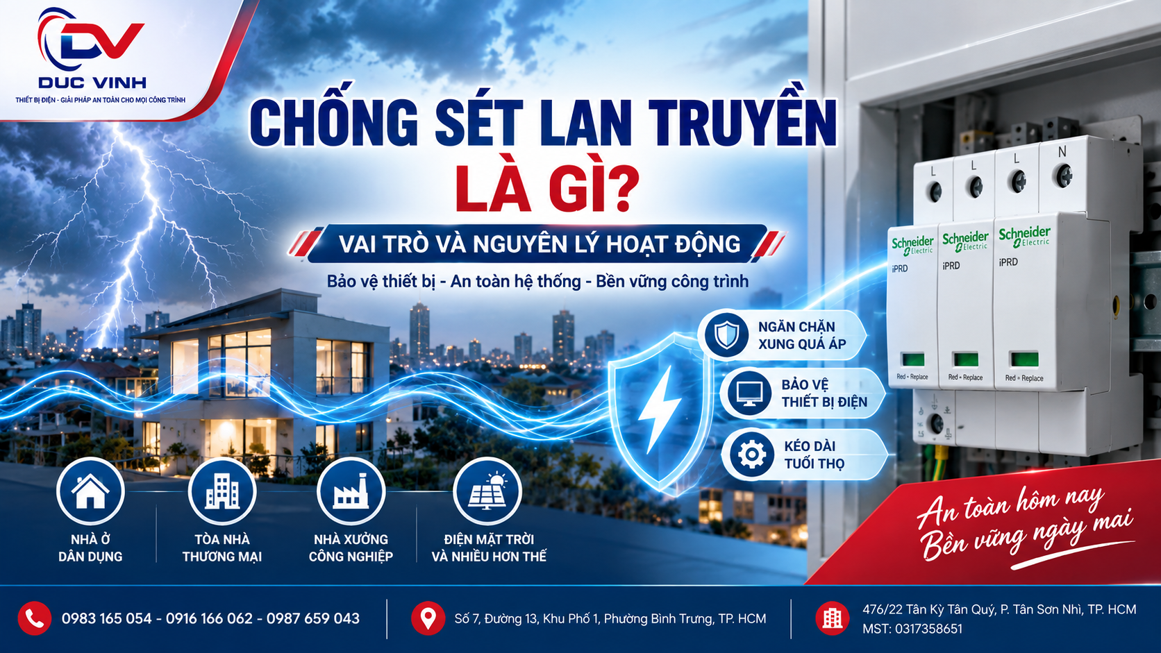 Chống sét lan truyền là gì? Vai trò và nguyên lý hoạt động