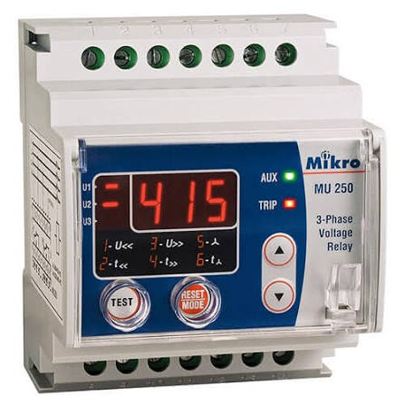 Rơ le bảo vệ điện áp Mikro MU 250-415V chính hãng