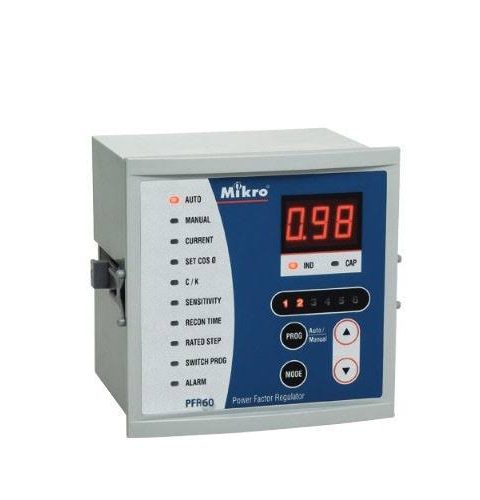 Bộ điều khiển bù công suất phản kháng Mikro PFR60-415-50 / PFR60-220-50 6 cấp chính hãng