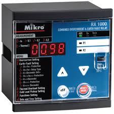 Rơ le bảo vệ quá dòng và chạm đất Mikro RX1000-230A chính hãng