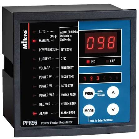 Bộ điều khiển bù công suất phản kháng Mikro PFR96-230A(RX) chính hãng