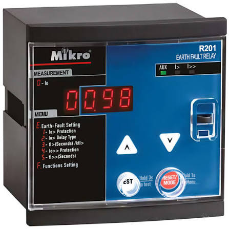 Rơ le bảo vệ chạm đất Mikro R201-230A chính hãng
