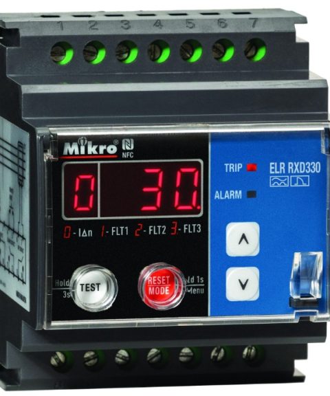 Rơ le bảo vệ dòng rò Mikro RXD330-230A chính hãng